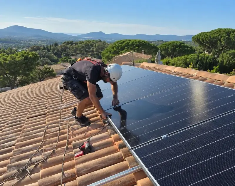 Installateur panneaux solaires Carqueiranne — pose photovoltaïque sur toiture